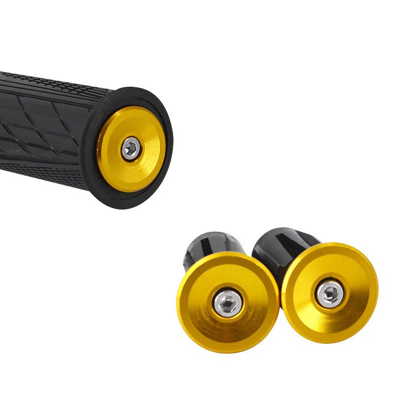 1 Pair Bike Handle Bar Cap Road Bike End Plugs MTB Handle Bar End Cap Bike Accessories Aluminum Alloy Grips Bar End Cap