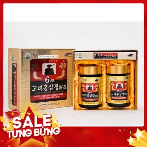 ⚡️Flash sale⚡️ CAO HỒNG SÂM 365 HÀN QUỐC 2LỌ× 240G