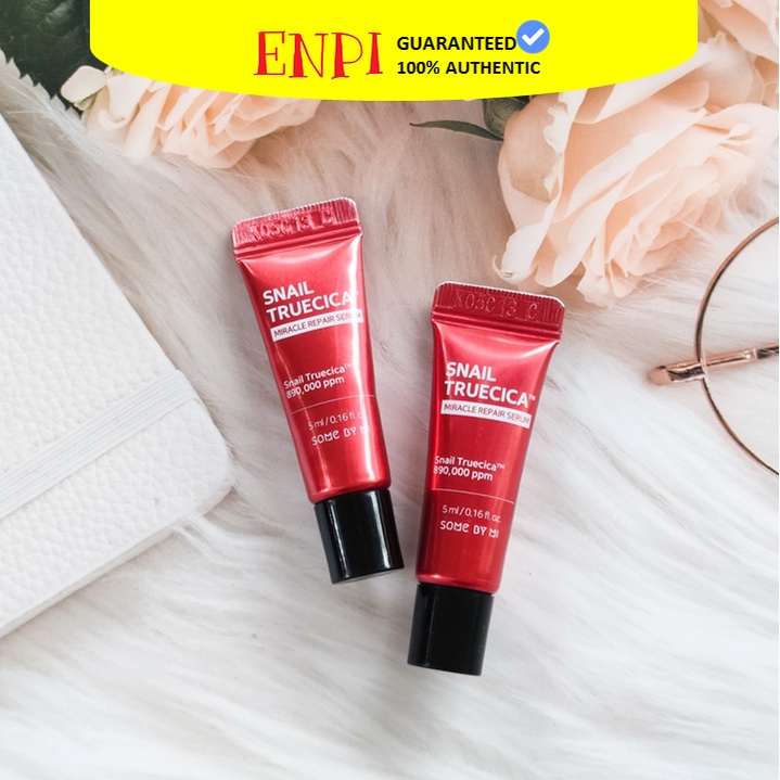[Minisize 5ml] Serum Ốc Sên Phục Hồi Da Some By Mi Snail Truecica Miracle Repair