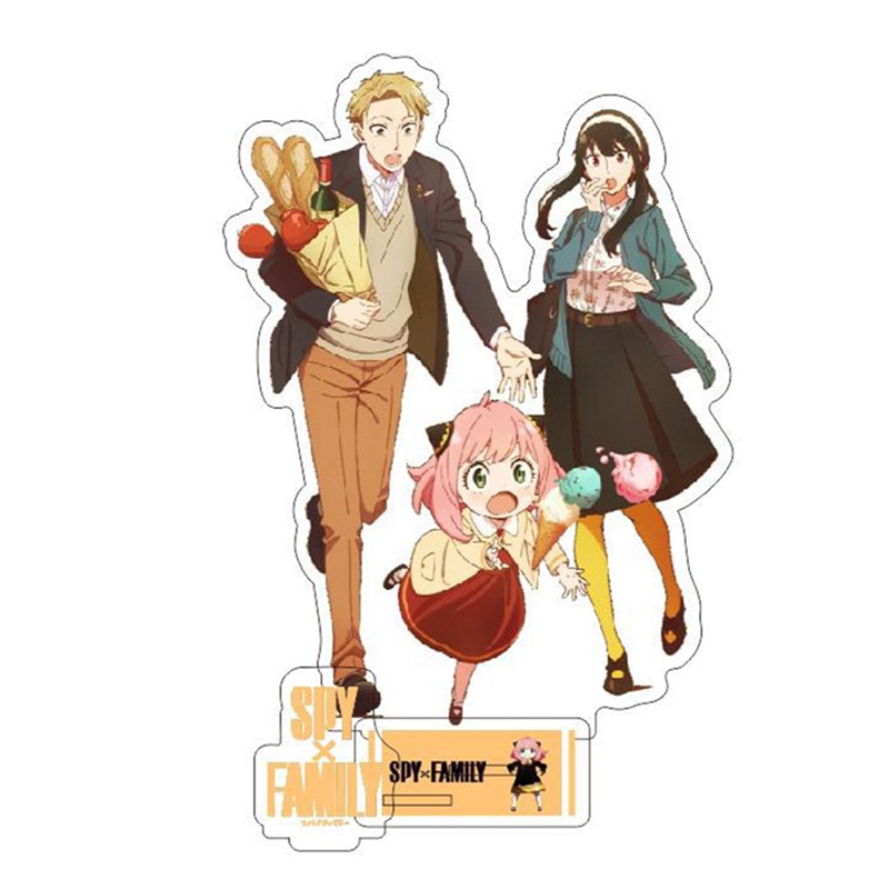 Mô Hình Nhân Vật Phim Anime Spy X Family Bằng Acrylic Có Giá Đỡ Độc Đáo Dùng Làm Quà Tặng Sinh Nhật