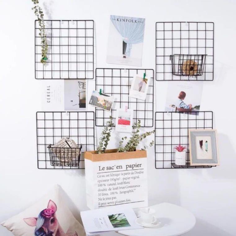 (XẢ KHO) Bán Lẻ Tấm Lưới Sắt  Decor Trang Trí Phòng
