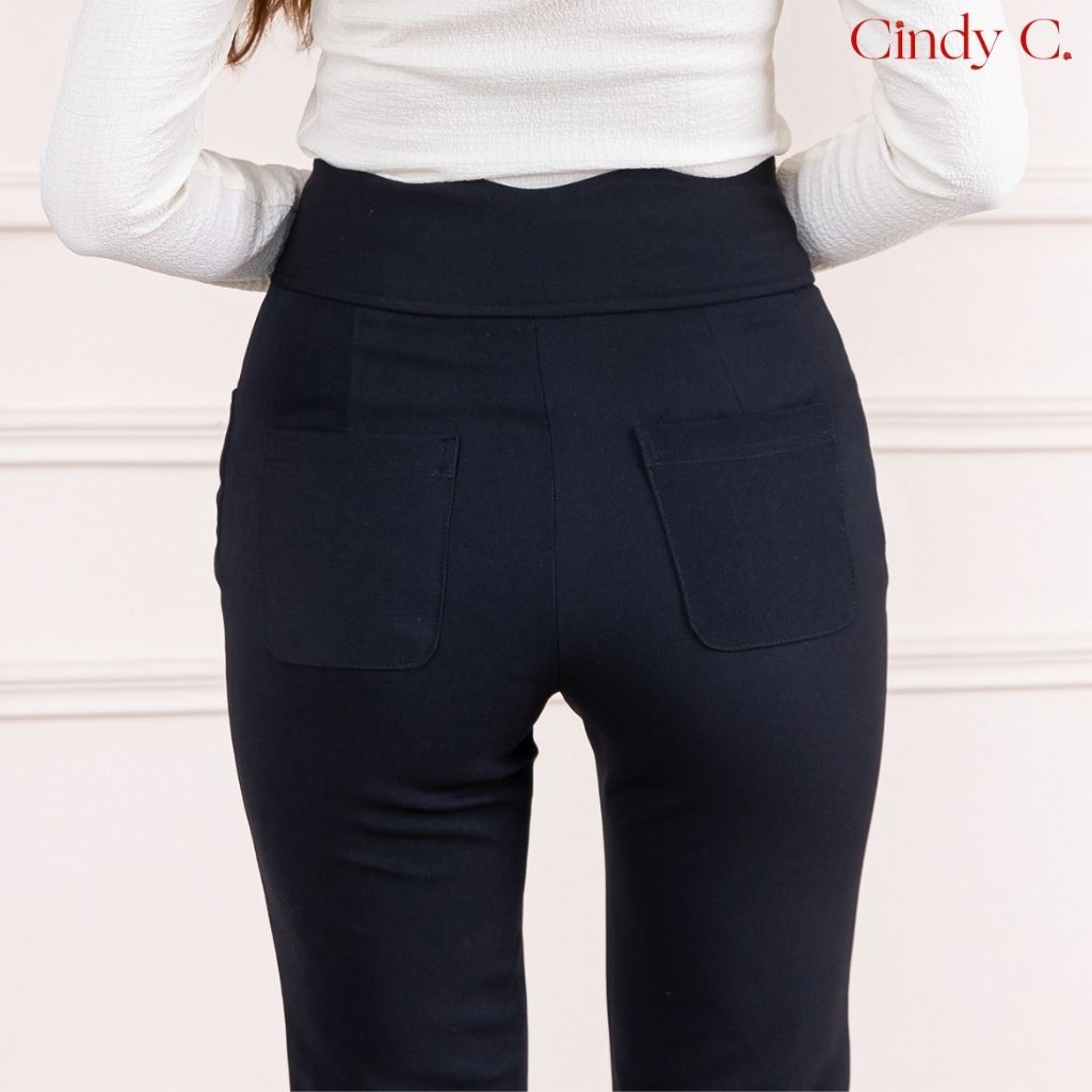 Quần ống loe cạp cao CINDY C W21907