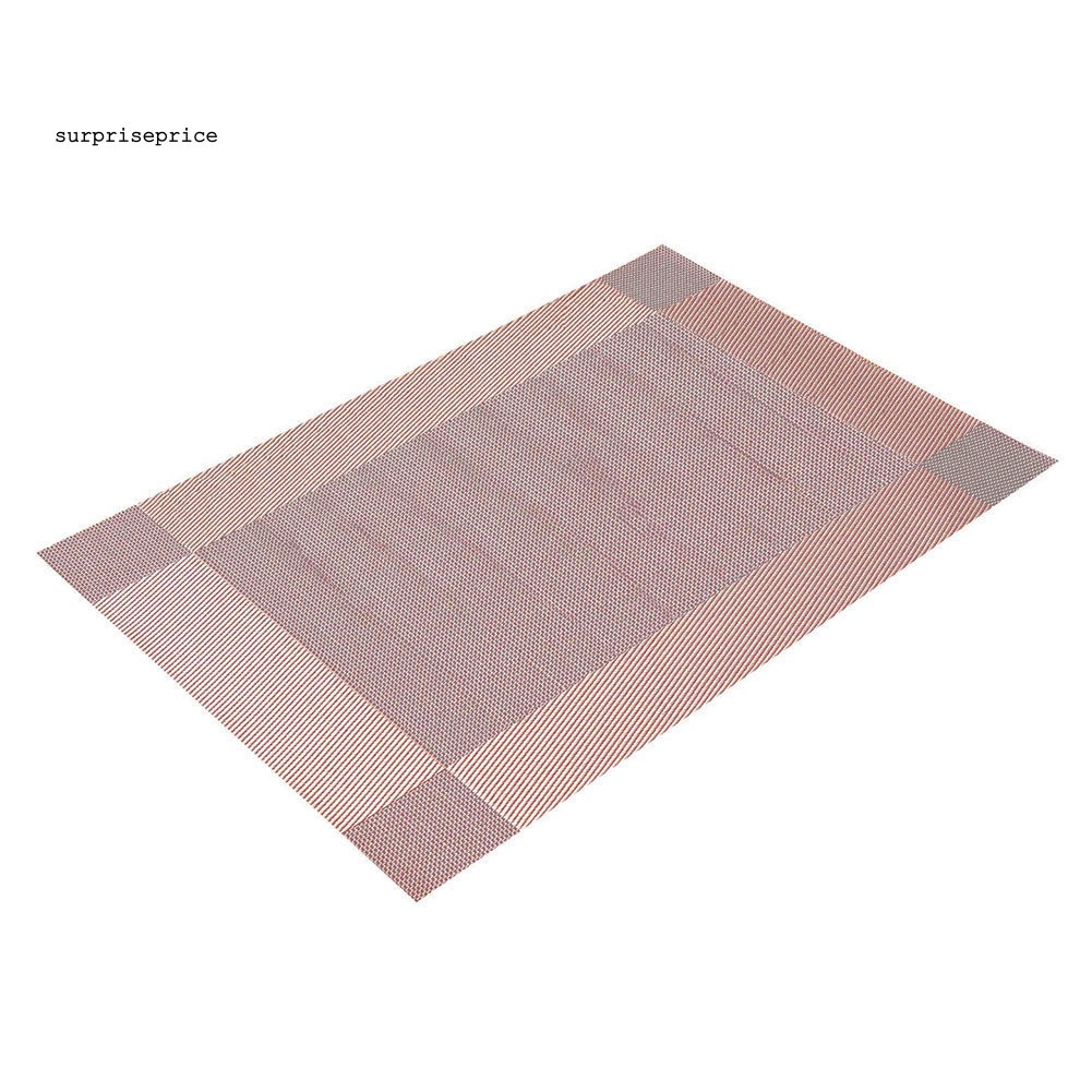 Tấm Lót Bàn Ăn Cách Nhiệt Hình Chữ Nhật Bằng Nhựa Pp