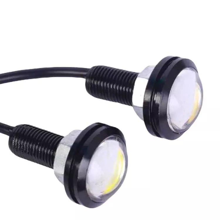 Bộ 2 đèn led xi nhan nút áo lớn -sáng vàng