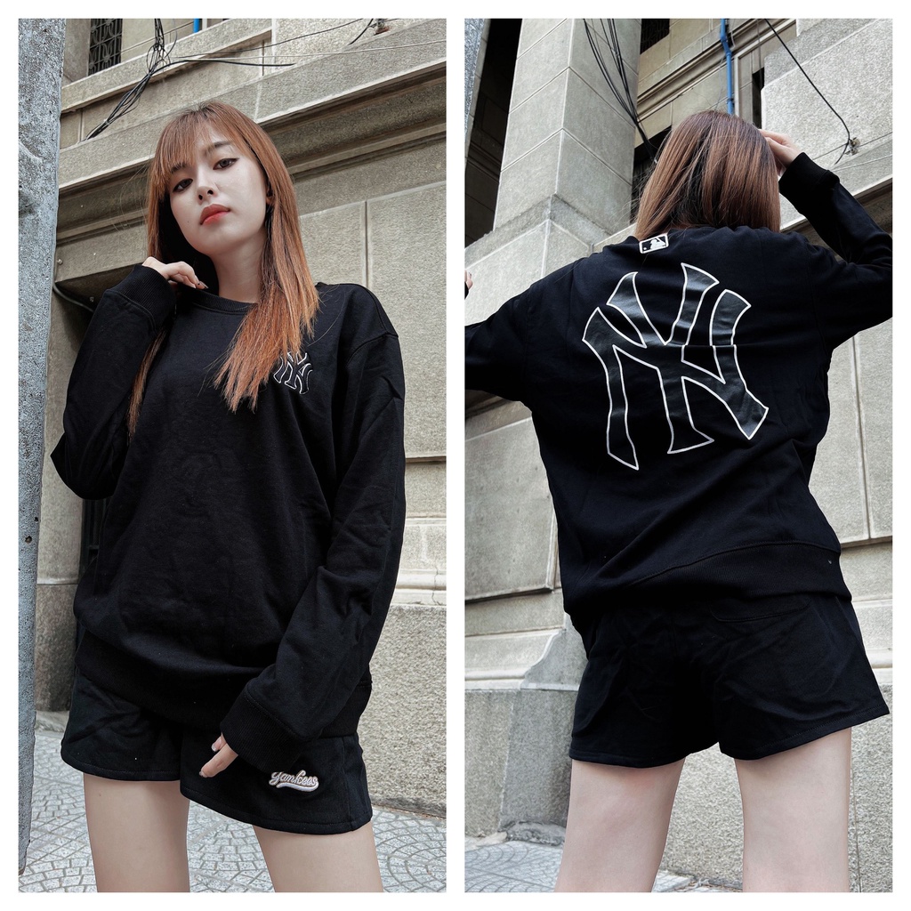(HÀNG XUẤT XỊN) Áo thun tay dài đen logo đen  M/L/B Sweater Black in Black  Full tag-code  size S M L  Có quần bán kèm