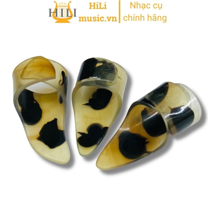 Bộ Móng gảy đàn Tranh hoa, vừa vặn với tay, dễ chơi
