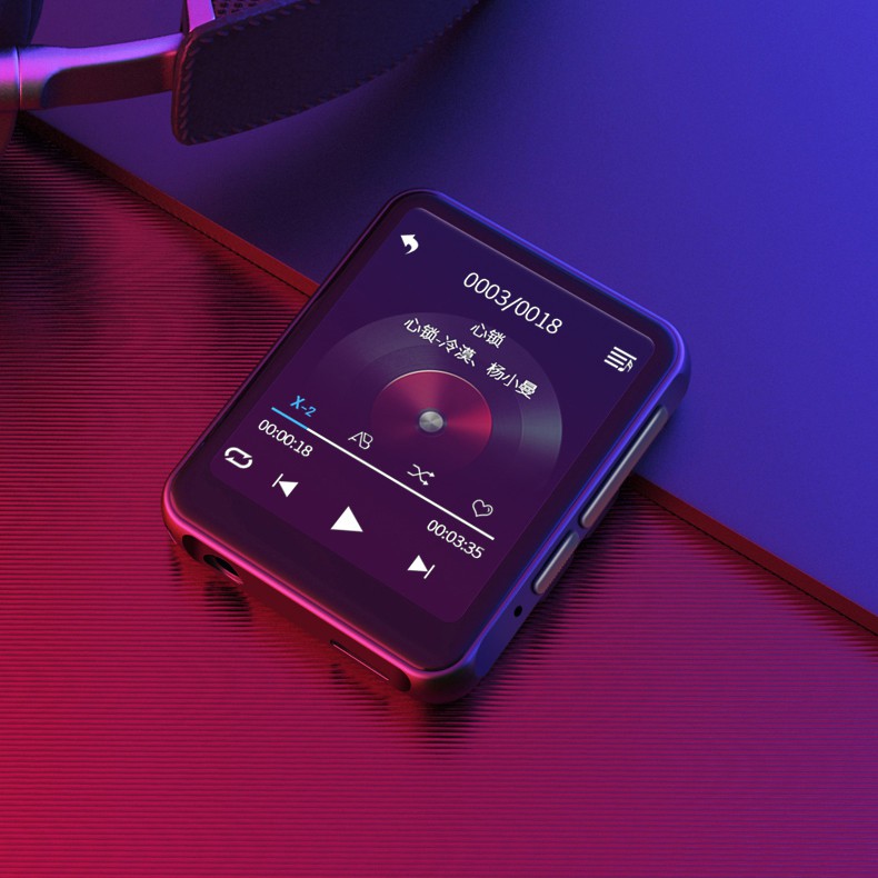 Máy nghe nhạc lossless, thể thao, loa Ngoài, Ruizu S18 (X61) (4Gb, Không Bluetooth) - 2020