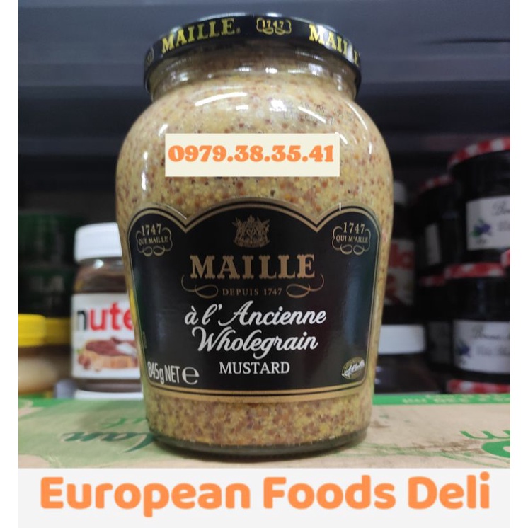 Mù Tạt Dijon Maille Sốt Mù Tạt Pháp Mustard 865Gram