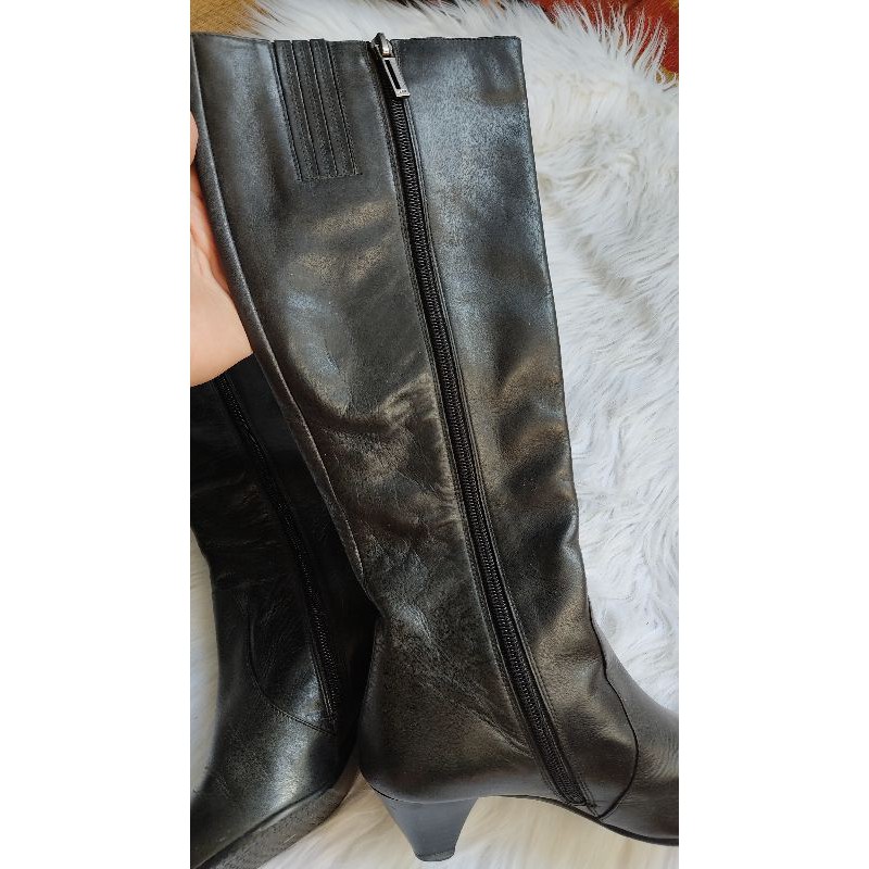 Bốt dài da thật size 34