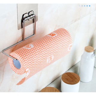 Giá inox treo cuộn giấy - treo khăn dán tường cường lực đa chức năng ( RẺ VÔ ĐỊCH )