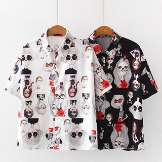 [Lisa]Women Fashion Retro Blouse