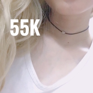 Choker dây da đính charm Star (ảnh thật)