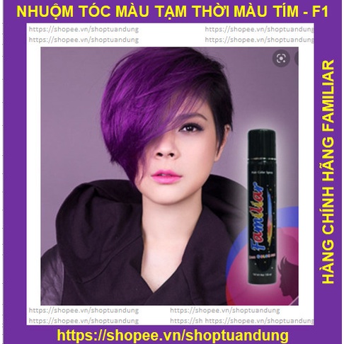 Keo xịt tóc Familiar 100ml - Màu tím (F1)
