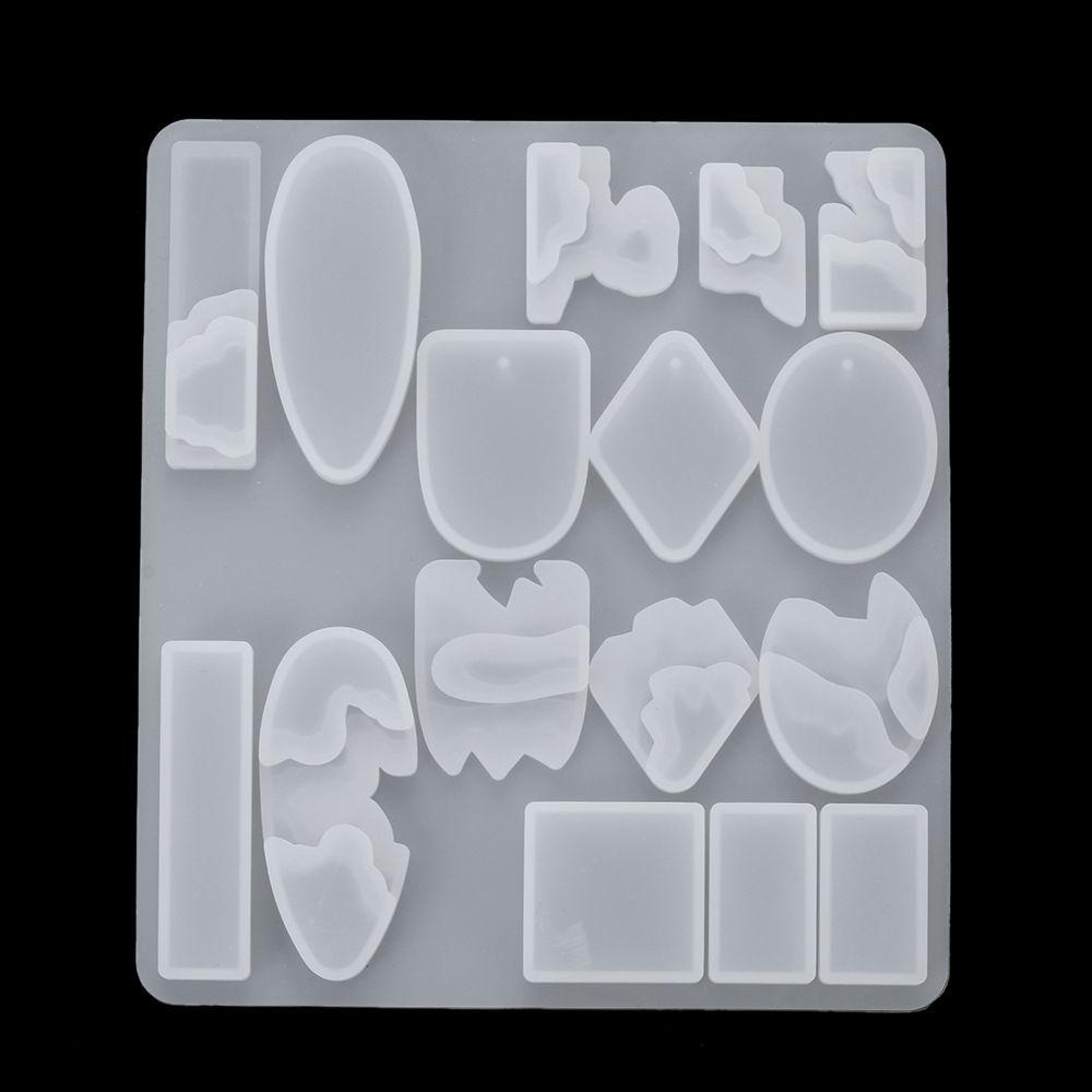 Khuôn Silicone Tạo Hình Làm Mặt Vòng cổ Hình Hòn Đảo Mini