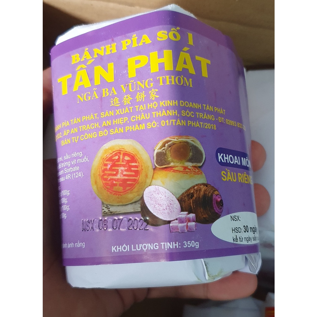Bánh Pía Gói Giấy Truyền Thống - Tấn Phát - Không Trứng Muối