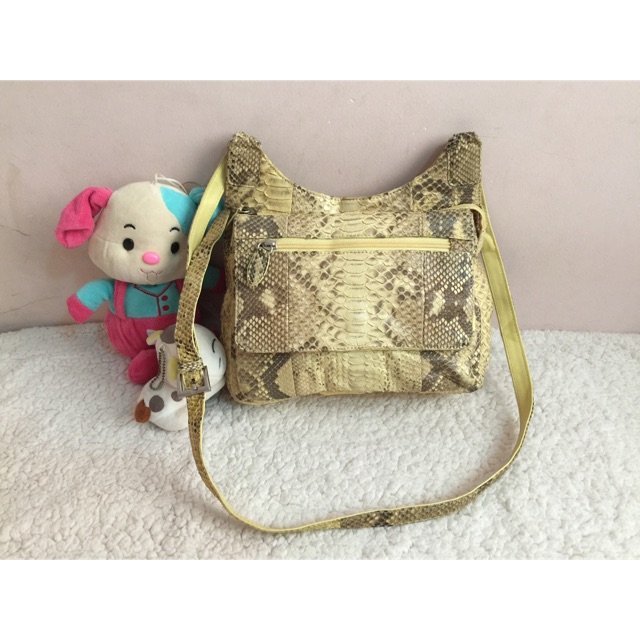 Túi da trăn thật 2hand