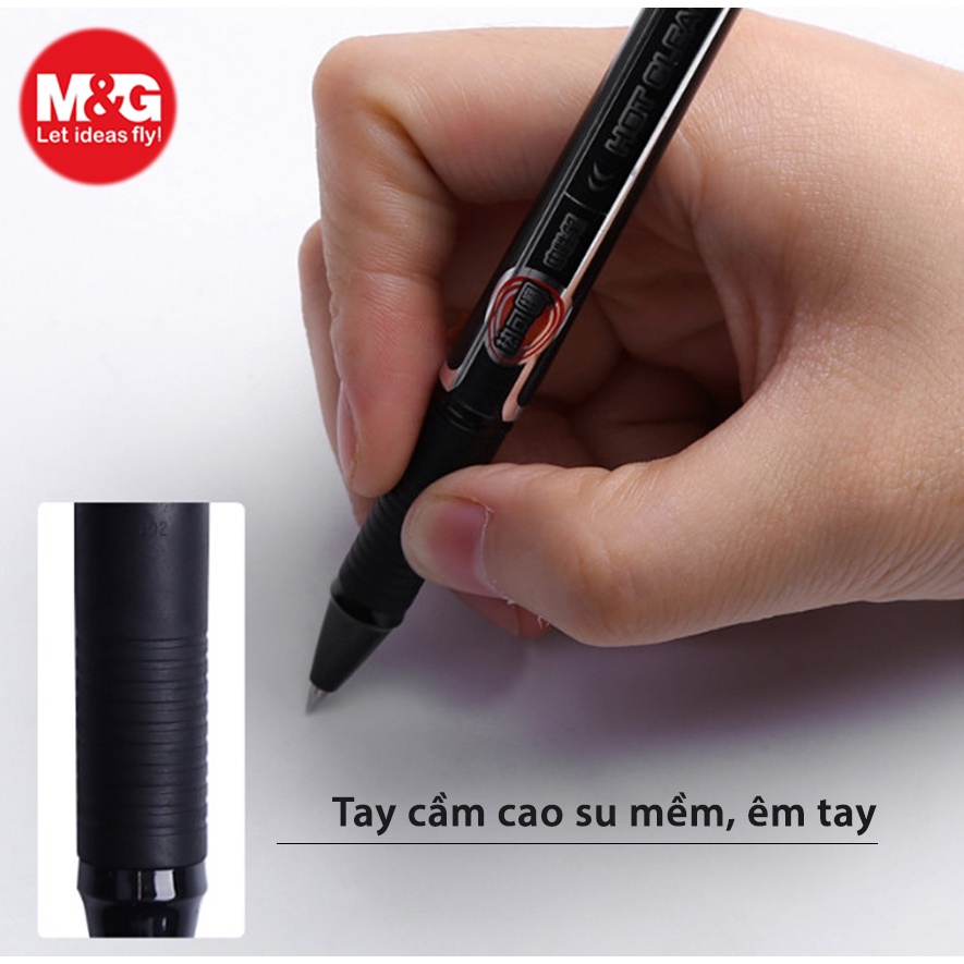 Bút bi tẩy AKP61108 nét 0.6 kiểu bi viết cực êm và xóa sạch sẽ