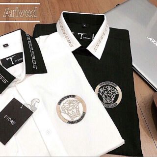 FREESHIP 99K_ ÁO SƠ MI LỤA SOÁI CA HỌA TIẾT VERSACE 3D CAO CẤP