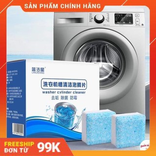 [Giảm 50%]  Hộp 12 Viên Tẩy Vệ Sinh Lồng Máy Giặt Diệt Khuẩn, Khử Mùi, Tẩy Chất Cặn Hiệu Quả- br00211