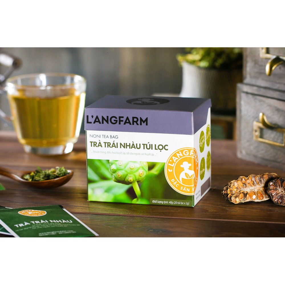 Hộp Trà Trái Nhàu Túi Lọc Langfarm, Đà Lạt (20 Túi/ Hộp) | BigBuy360 - bigbuy360.vn
