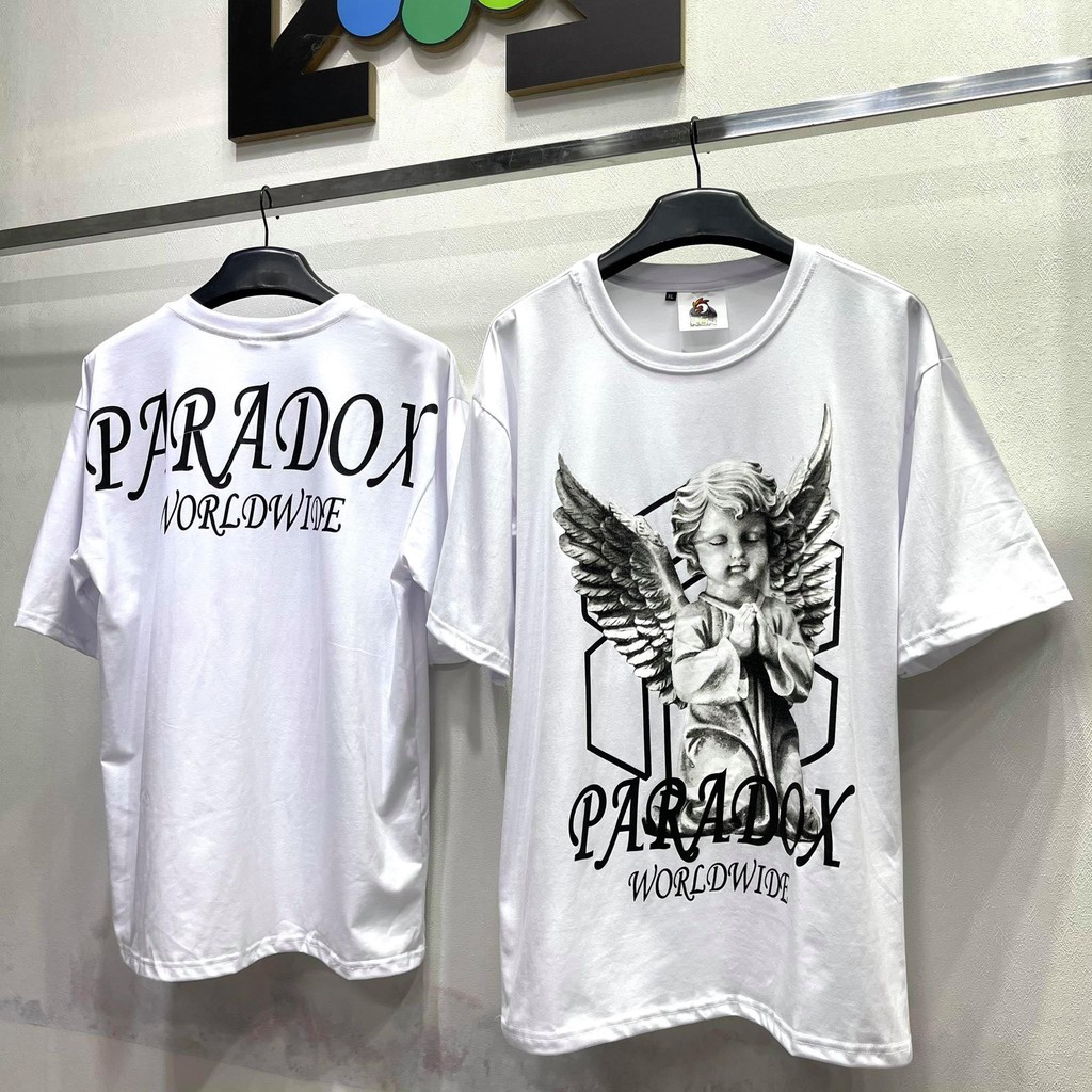 Áo thun Paradox INVOKE TEE 2 màu Áo ngắn tay không cổ Nam nữ Kun Shop