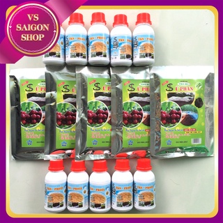 5 proti chai 100ml và ủ phân gói 100g: men vi sinh dùng ủ phân cá, phân bánh dầu
