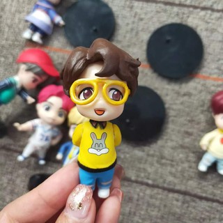 BTS Mini Doll | Set 7 búp bê tượng đứng BTS cực dễ thương