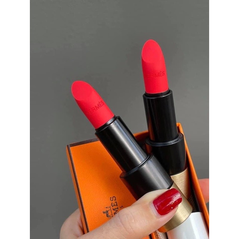 Son Hermes 46 Rouge Exotique - Hồng cam san hô