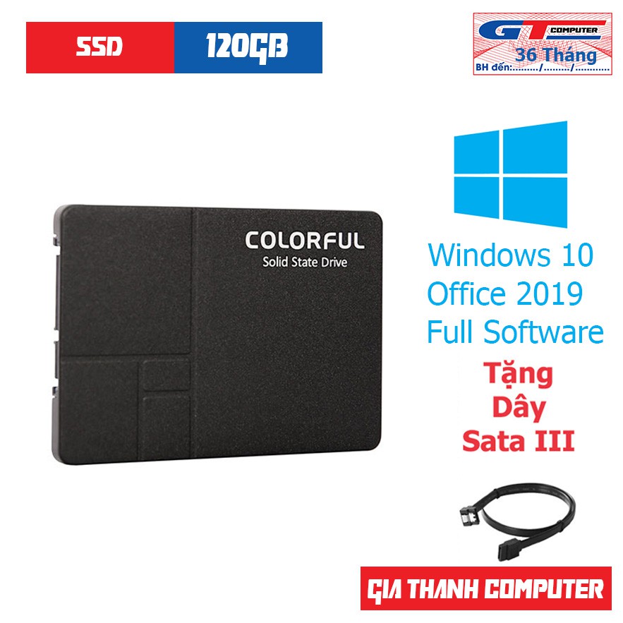 SSD 120GB Colorful SL300 Sata III 6Gb/s Tốc Độ 530/450Mbs - BH 3 Năm Chính Hãng Network Hub (NWH)