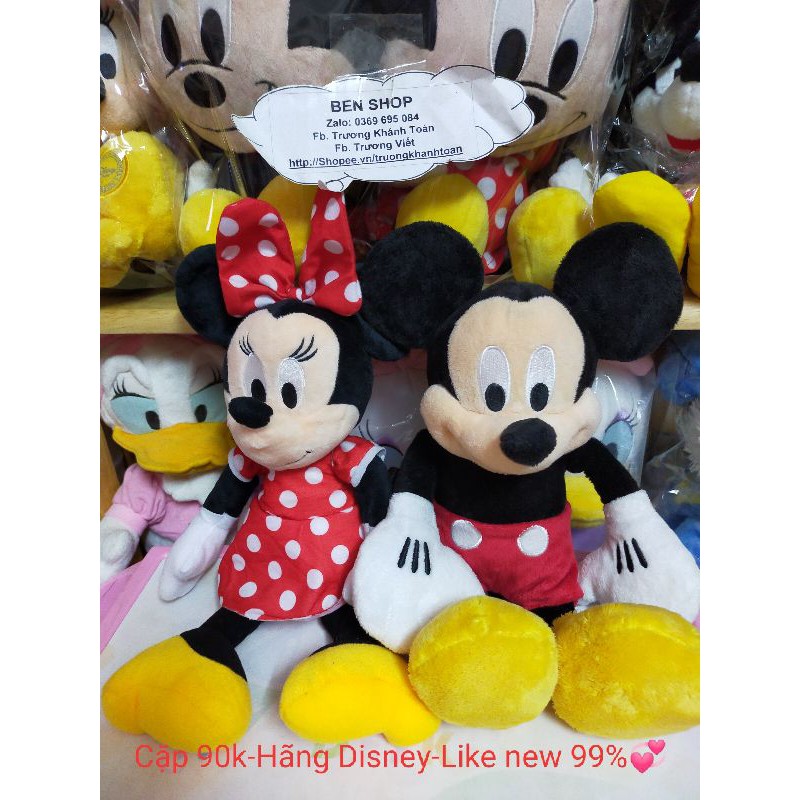 Cặp chuột Mickey & Minnie size 30cm ÷ 40cm💞💞💞