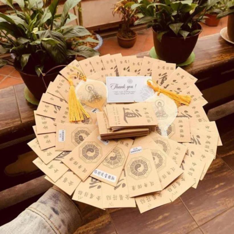 [SHOPEE TRỢ GIÁ] Miếng dán hồ ly quyến rũ linh phù tài lộc để ví, ốp dán điện thoại máy tính bảng