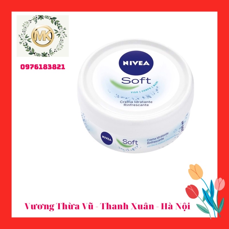 Kem dưỡng da Nivea Soft 200ml nga