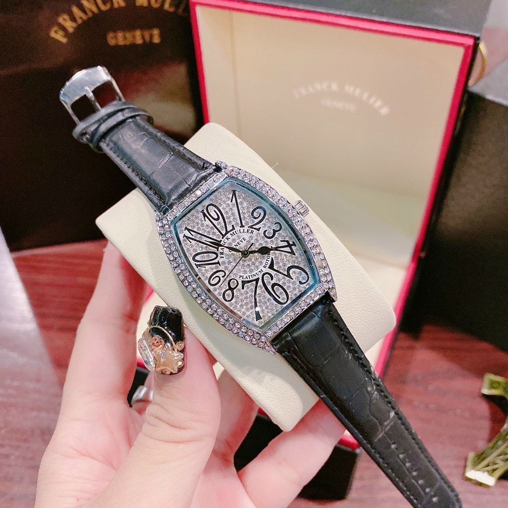 đồng hồ thời trang nữ đeo tay Franck muller full đá dây da cao cấp dễ thương chống nước chống xước khi sử dụng | BigBuy360 - bigbuy360.vn