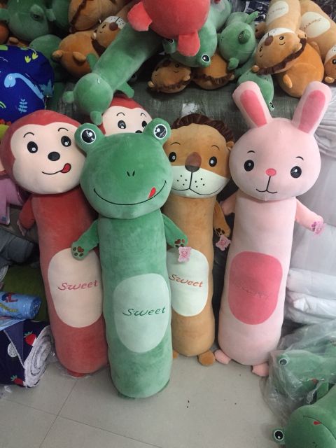 Gối ôm cho bé Gối ôm hình thú  đầy đủ các size 50,70,110