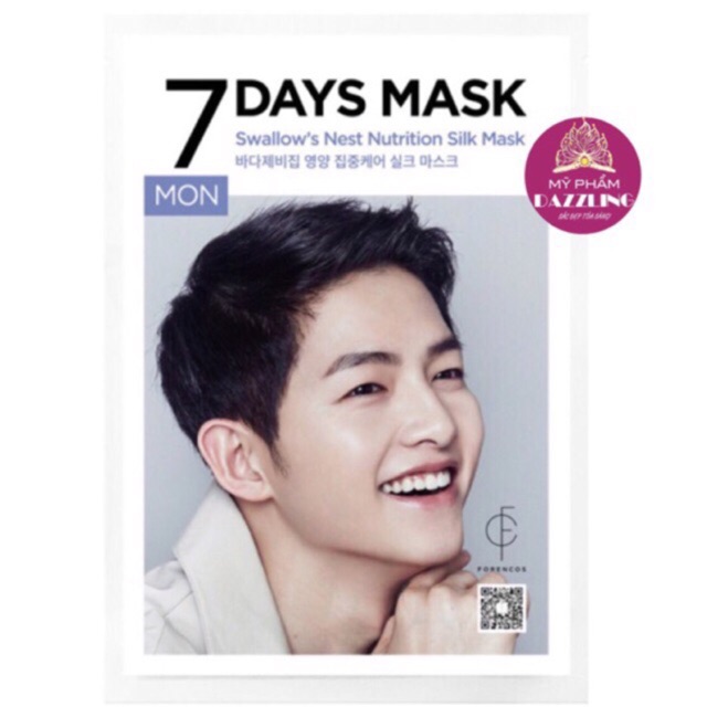 [Chính Hãng] Combo 5 Mặt Nạ Dưỡng Trắng Da 7Days Mask Song Joong Ki | BigBuy360 - bigbuy360.vn