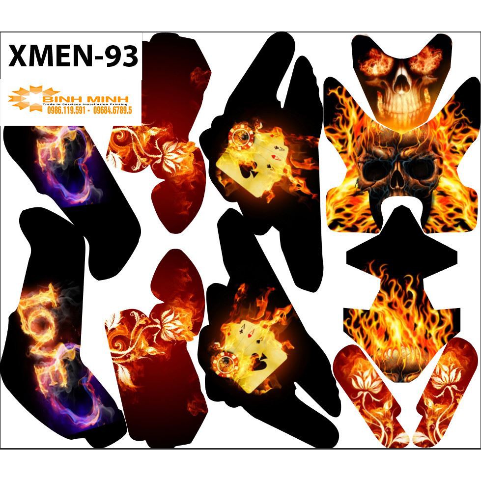 Tem trùm  Xe Điện Xmen 93