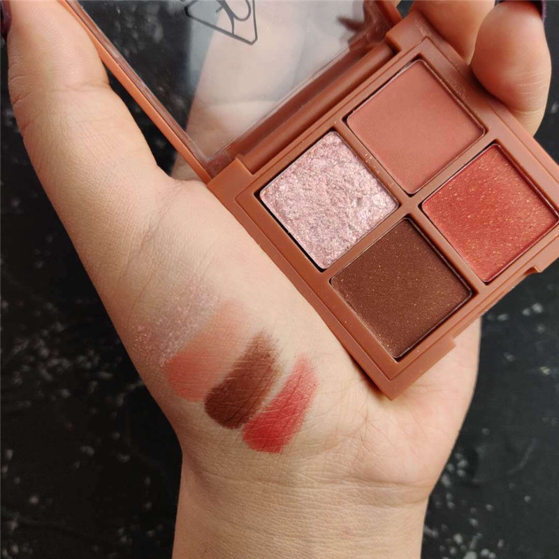 Bảng Phấn Mắt 4 Màu Sắc Hiệu Ứng Lì/ Ánh Ngọc Trai Thời Trang MKE | BigBuy360 - bigbuy360.vn