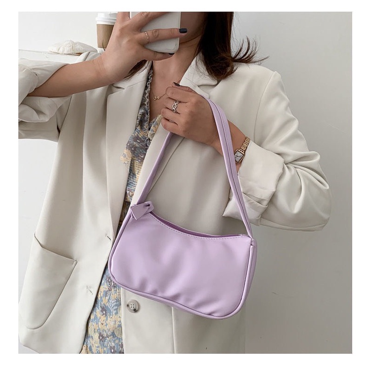 Túi Xách Nữ Đeo Vai Kẹp Nách Da Mềm Trơn Cao Cấp Xinh Phong Cách Hàn Quốc Phù Hợp Đi Chơi Đi Làm