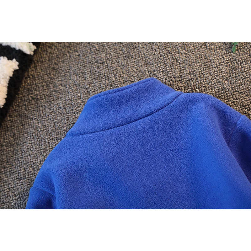 Áo Khoác Lông Cừu Tay Dài Thời Trang Thu Đông 2022 Dành Cho Bé Trai