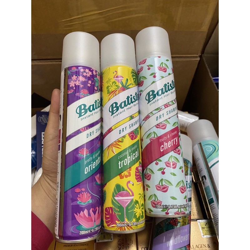 Dầu Gội Khô Batiste Dry Shampoo 200ml