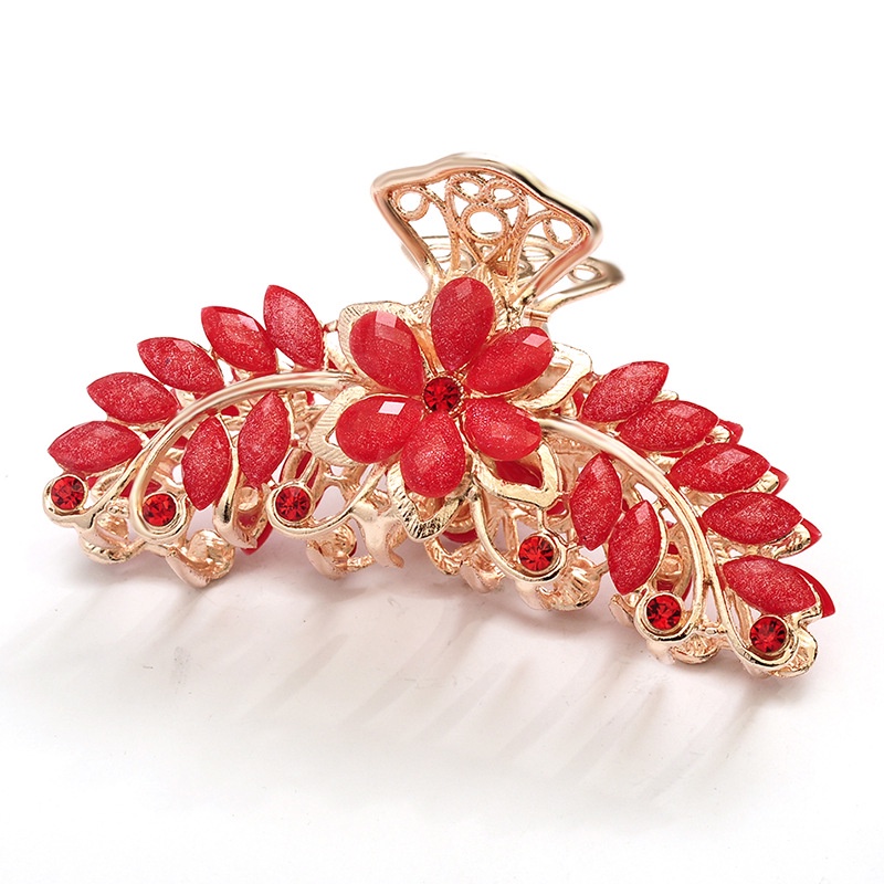 Kẹp Tóc Đuôi Ngựa Đính Kim Cương Giả Phong Cách Hàn Quốc Cho Nữ