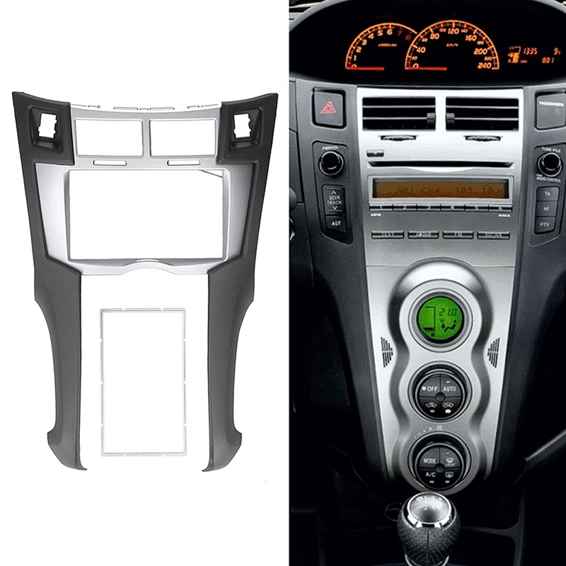 Khung viền 2 Din cho xe hơi Toyota Yaris Vitz Platz 2005-2011 DVD