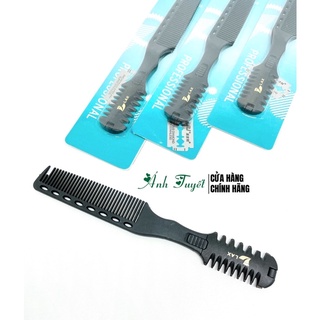 Dao tỉa tóc kèm lược 2in1 cao cấp hiệu LAX - Tặng kèm lưỡi lam