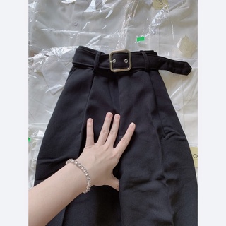 Quần Tây Khuyên Vuông Bạc