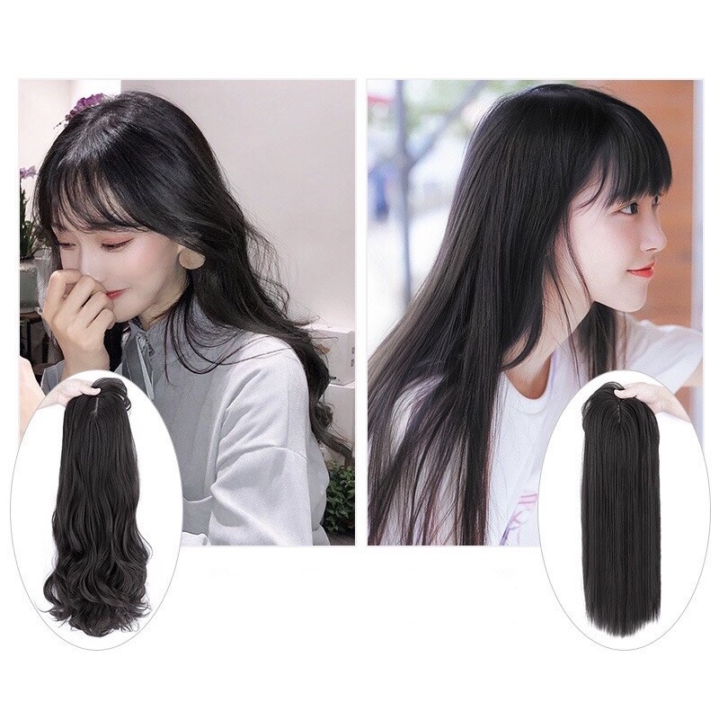 [HÌNH THẬT] TÓC CHE HÓI CHO NỮ DÀI THẲNG VÀ XOĂN SIÊU CẤP HÀN QUỐC