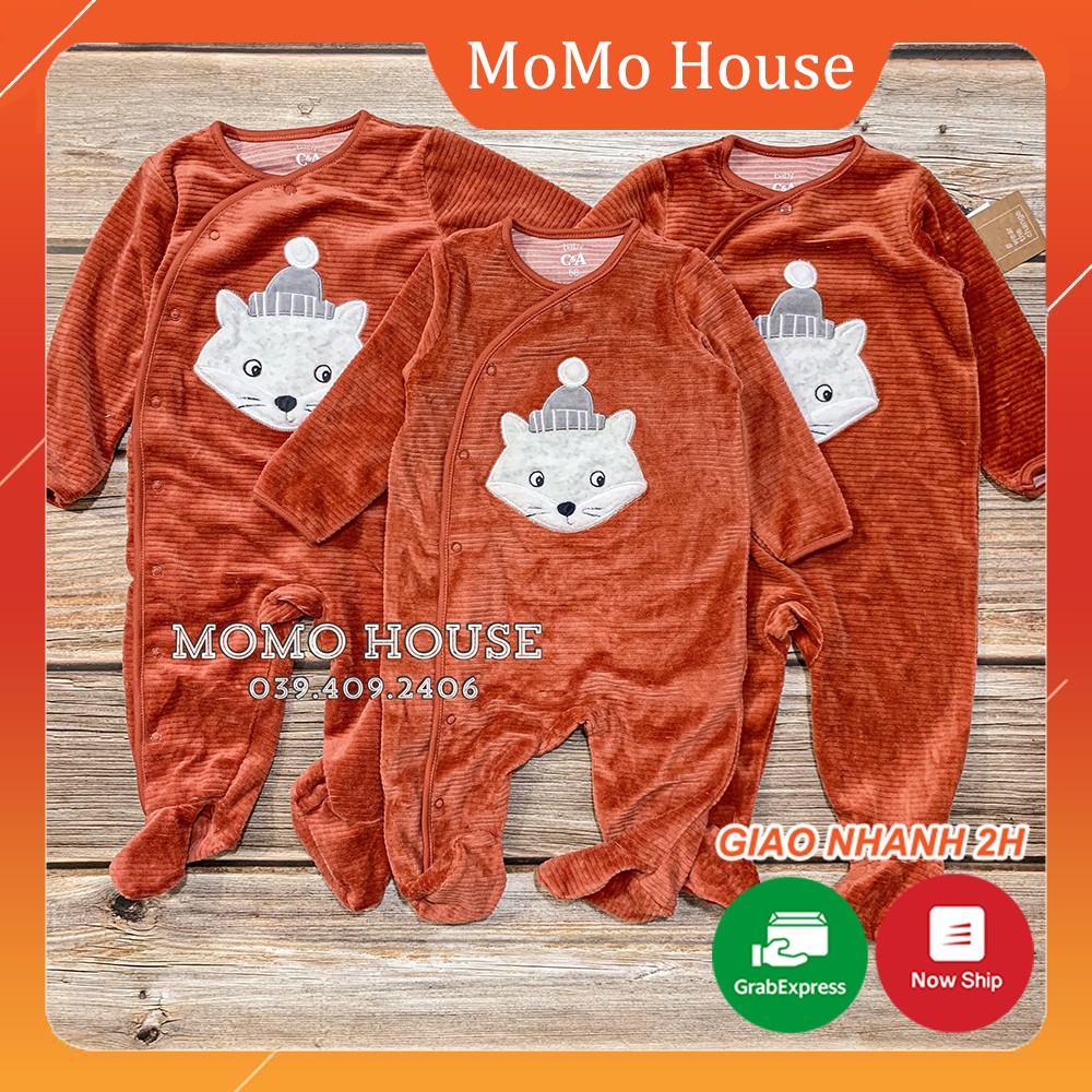 Bộ Body Cho Bé Cáo Nhung