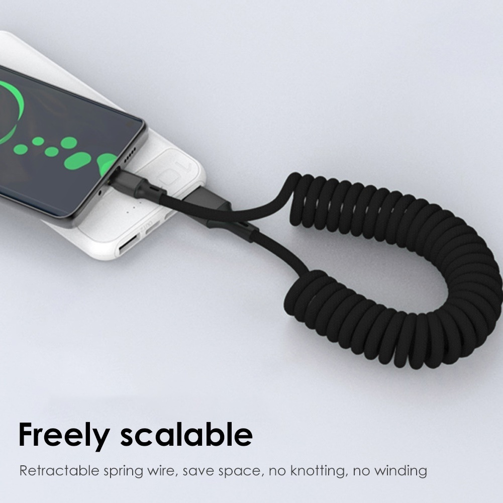 Dây Cáp Sạc Nhanh 1.5M 5A Micro USB Type-C Cho Tất Cả Các Dòng Điện Thoại Thông Minh