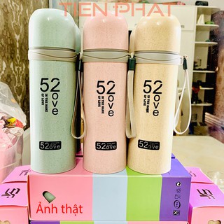 Bình giữ nhiệt lúa mạch 500ml lõi inox - Ly giữ nhiệt