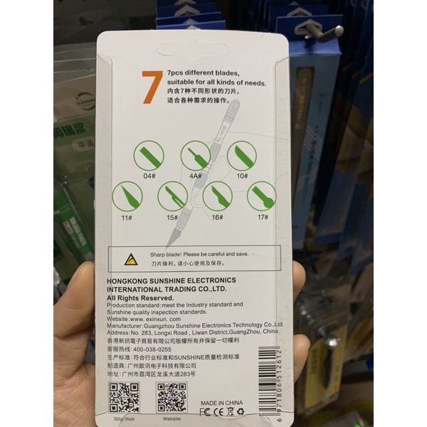 Bộ dao 8 in 1  chuyên làm lưng Ip và đục Ic