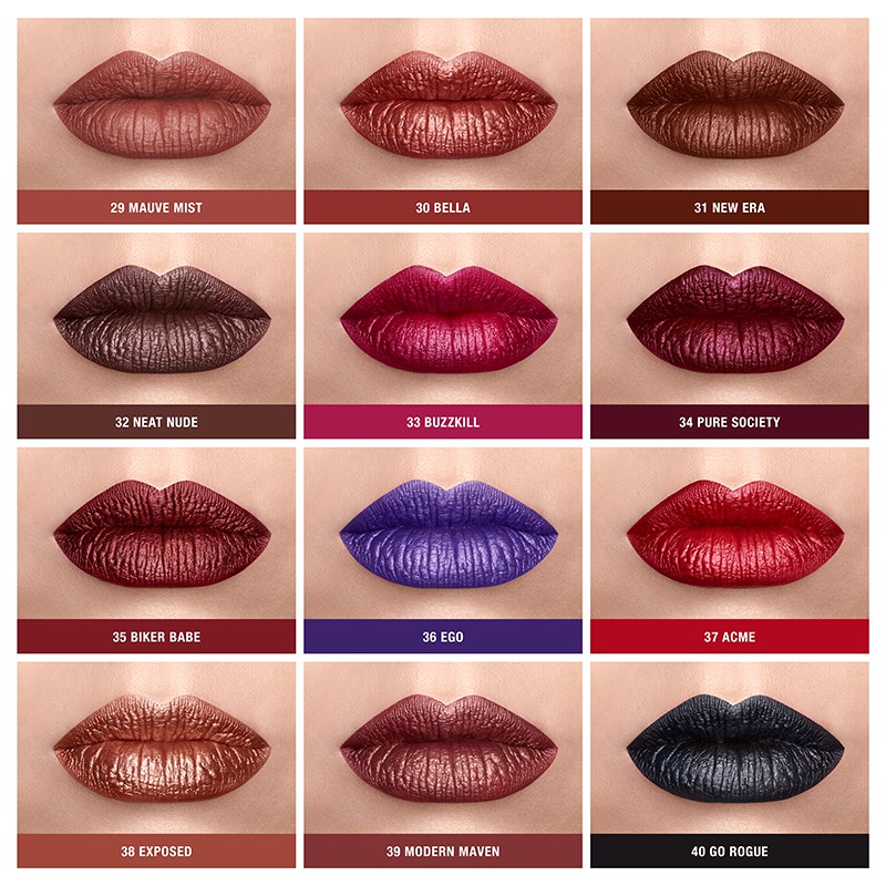 Son kem lì ánh kim NYX Professional Makeup Liquid Suede Metallic Matte Lipstick Modern Maven Mauve Mist Exposed 4ml